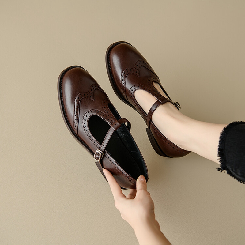 Women'S Shoes - Nowe jesienne/wiosenne damskie czółenka buty skórzane