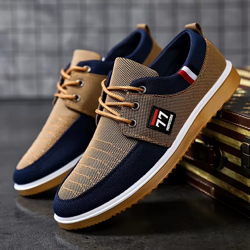 Nowe, modne i stylowe buty męs – Knit Fabric Lace Up Sneakers recenzja i cena