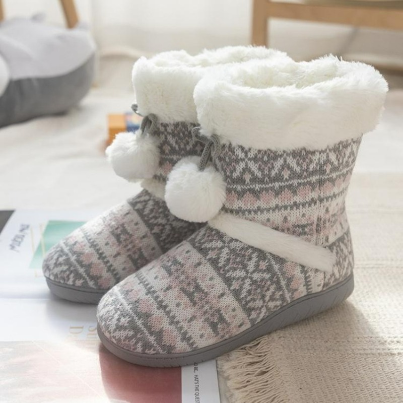 Pluszowe Kapcie Botki Damskie  – Boots recenzja i cena